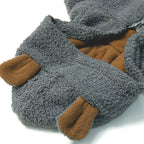 Kids Winter Coats 2024 Children Outerwear Boy Girls Warm Soft Solid Jacket Baby Girls Bear Ears Hooded Jackets Children Clothing