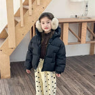 Winter Kids Warm Down Coats Autumn Children Cotton-Padded Jackets Boys Girls Clothing Baby Hooded Outerwear 3-12 Years