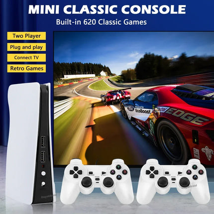 NEW GS5 Pro G620 Video Game Console 8 Bit USB 2 Wired Handheld Game Player 620 Classic Games Retro AV Output TV Gaming Console