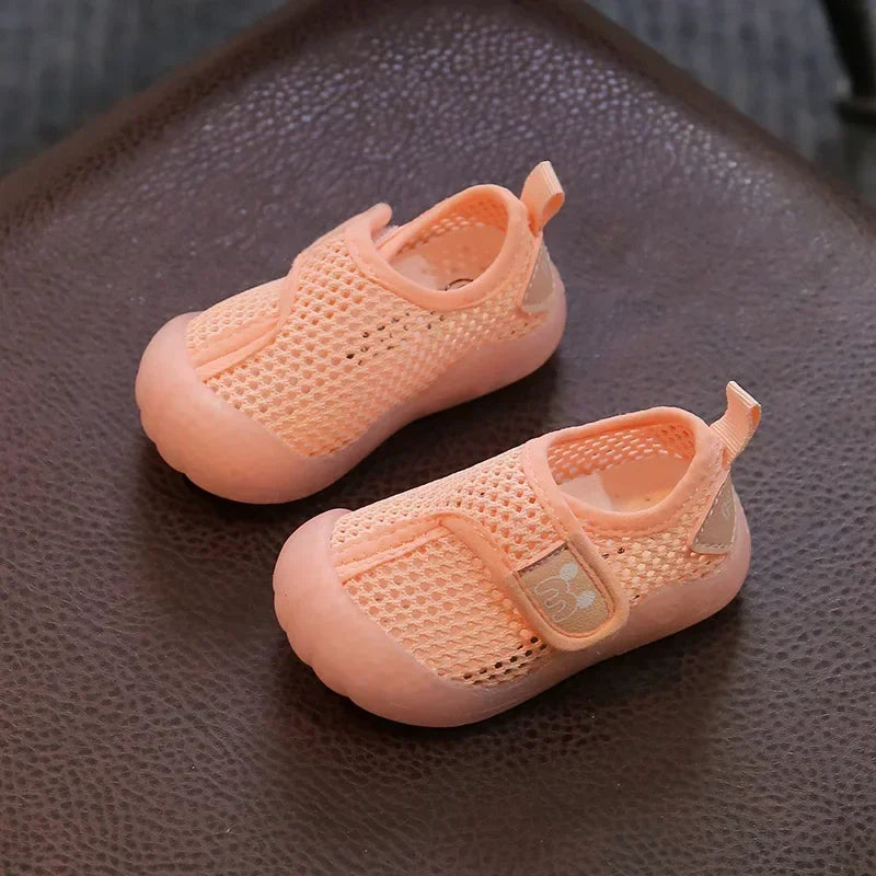 Baby Shoes Boys/Girls Toddler Shoe 2024 Summer New Boy Breathable Mesh Sports Shoe Girls Soft Sole Mesh Shoes Kids Shoes Tênis