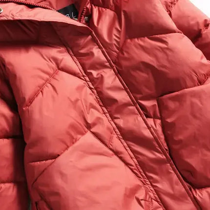 Winter Warm Coat Women's Fashion New Solid Color Hood Filled Down Cotton Coat Women's Clothing Winter Jacket Women Winter Coat