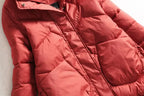 Winter Warm Coat Women's Fashion New Solid Color Hood Filled Down Cotton Coat Women's Clothing Winter Jacket Women Winter Coat