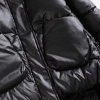 Winter Warm Coat Women's Fashion New Solid Color Hood Filled Down Cotton Coat Women's Clothing Winter Jacket Women Winter Coat