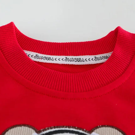 Baby Clothes Suit Autumn Boys Clothing Children Tracksuits Kid Cartoon bear Top Pants 2Pcs/Set 0-5years Casual Costume Kids Set