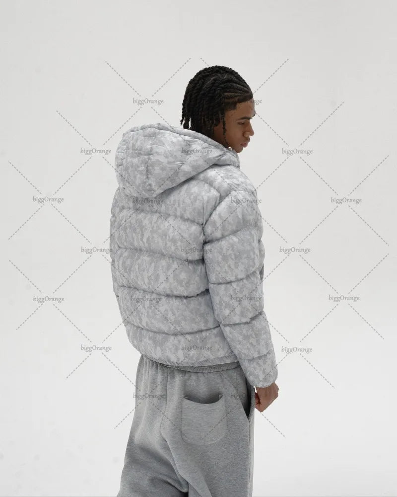 European American Hip-hop Solid Color Casual Trendy Loose Jacket Men Y2K Retro Harajuku Streetwear Oversized Zipper Coat Women