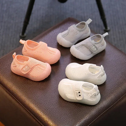 Baby Shoes Boys/Girls Toddler Shoe 2024 Summer New Boy Breathable Mesh Sports Shoe Girls Soft Sole Mesh Shoes Kids Shoes Tênis