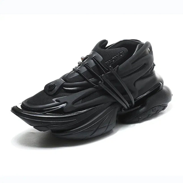 Color: black, Shoe Size: 40 - High-quality Unisex New  Breathable Anti-slip Shock-Absorbant Sneakers  Kids Outdoor Rubber Anti Slip Sports Training Shoes