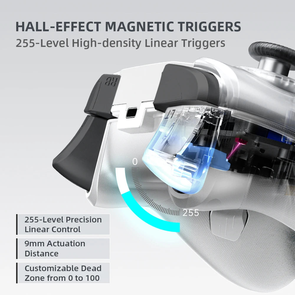 MACHENIKE G5Pro Max SE Gaming Controller Charging Dock Optional Hall Effect Joysticks Triggers RGB Light Wireless Gamepad