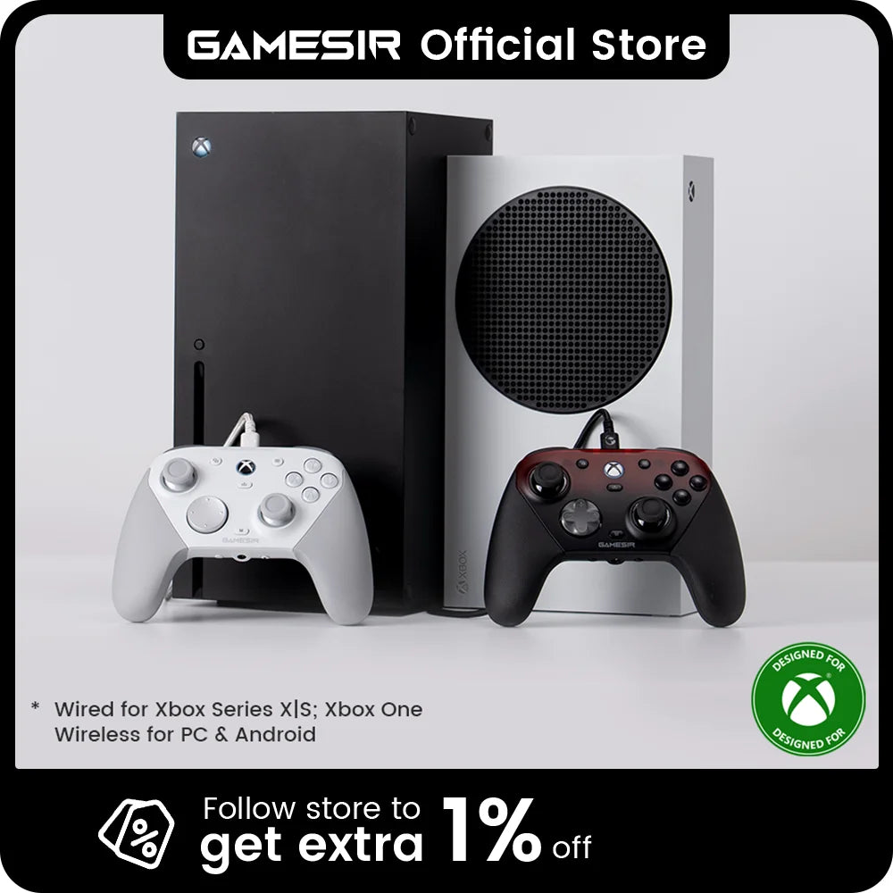 GameSir G7 Pro Xbox Gaming Controller Wired Gamepad for Xbox Series X|S, Xbox One X|S, Steam, PC, Android with Charging Dock