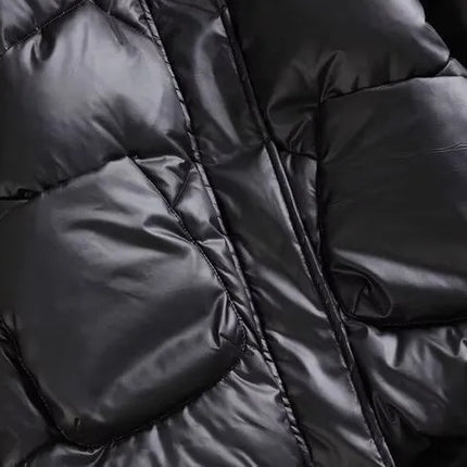 Winter Warm Coat Women's Fashion New Solid Color Hood Filled Down Cotton Coat Women's Clothing Winter Jacket Women Winter Coat