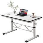 Computer Desk Electric Standing Desk with Drawers, Stand up Desk with Monitor Stand, Laptop Stand with Memory Preset Controller