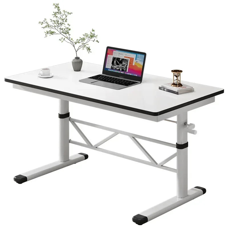 Computer Desk Electric Standing Desk with Drawers, Stand up Desk with Monitor Stand, Laptop Stand with Memory Preset Controller