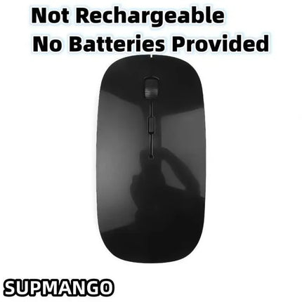 Wireless gaming mouse, quiet and magical, suitable for laptops and tablets, with battery powered and rechargeable versions