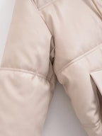 Winter Women's Cold Coat Winter Jackets For Women 2023 Warm Leather PU Parkas Winter Coat Promotion Female Outerwear