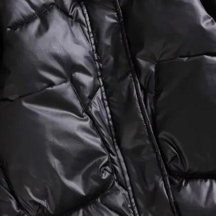 Winter Warm Coat Women's Fashion New Solid Color Hood Filled Down Cotton Coat Women's Clothing Winter Jacket Women Winter Coat