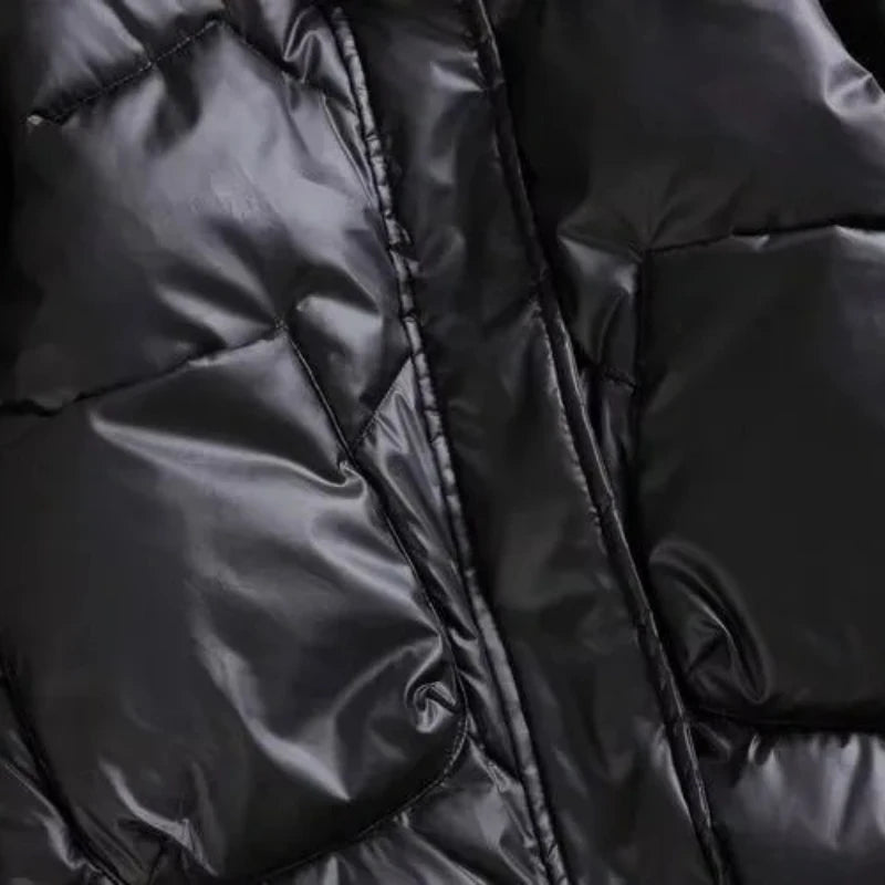 Winter Warm Coat Women's Fashion New Solid Color Hood Filled Down Cotton Coat Women's Clothing Winter Jacket Women Winter Coat