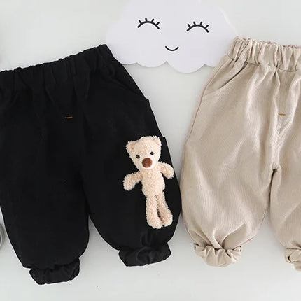 Baby Clothes Suit Autumn Boys Clothing Children Tracksuits Kid Cartoon bear Top Pants 2Pcs/Set 0-5years Casual Costume Kids Set