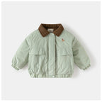 Sleek Quilted Coat for Boys | Lightweight Winter Warmth Without Bulk, Stylish Color Block