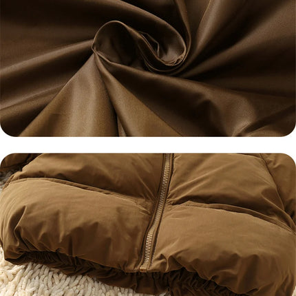 Kids Winter Down Jacket 2024 Cute Bear Snow Wear Coats Thicken Warm Girls Boys' Cotton Clothes Chidlren Hooded Parkas 1-6 Years