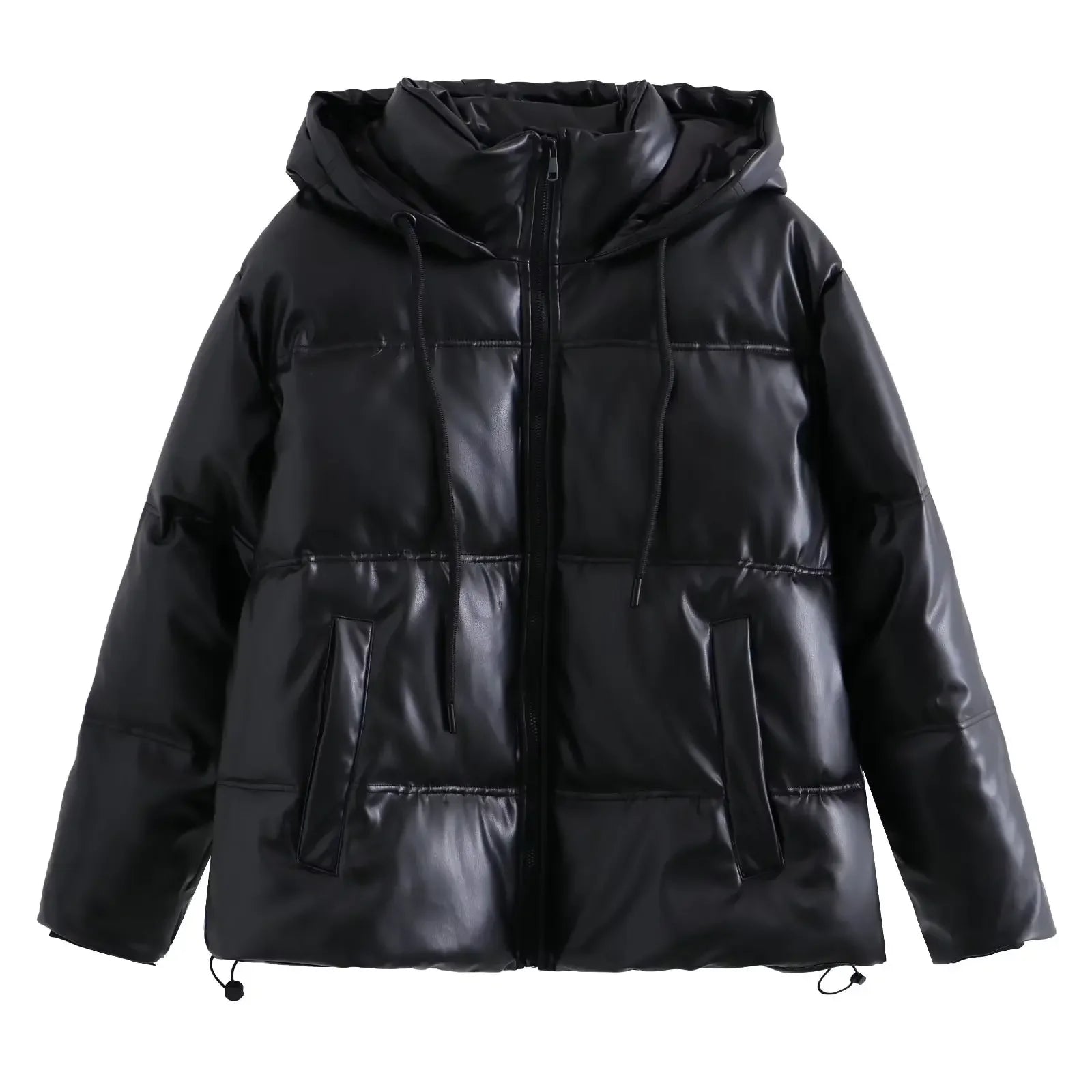 Winter Women's Cold Coat Winter Jackets For Women 2023 Warm Leather PU Parkas Winter Coat Promotion Female Outerwear