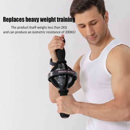 Arm Ball Arm Strength Exerciser  Gyroscope Forearm Exercise Gyroscope with LED Light Core Trainer Home Gym Equipment Fitness