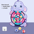 Child Montessori Toys for Kids 2 to 4 Years Old Cartoon Animal Dart Board Sticky Ball Family Interactive Educational Toys Baby