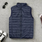 Winter Men Duck Down Vest 2024 Coat Ultralight Sleeveless Puffer Vest Jacket ultra thin warm lightweight down jacket Waistcoat