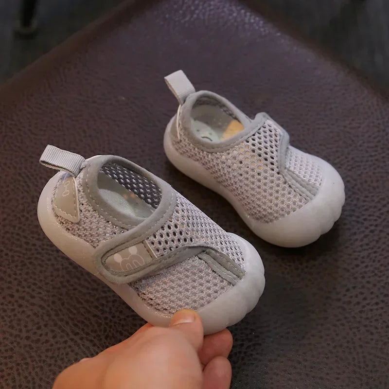 Baby Shoes Boys/Girls Toddler Shoe 2024 Summer New Boy Breathable Mesh Sports Shoe Girls Soft Sole Mesh Shoes Kids Shoes Tênis