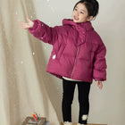 Winter Kids Warm Down Coats Autumn Children Cotton-Padded Jackets Boys Girls Clothing Baby Hooded Outerwear 3-12 Years