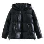 Winter Women's Cold Coat Winter Jackets For Women 2023 Warm Leather PU Parkas Winter Coat Promotion Female Outerwear