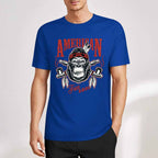 New 2025 Pure cotton short sleeved T-shirt Front print Multiple colors