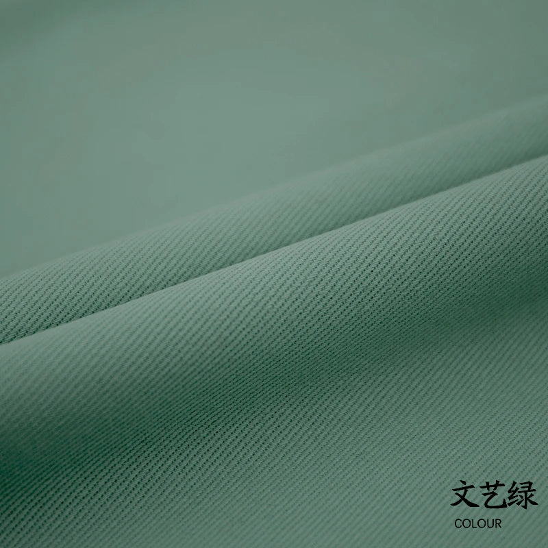 Color Non-stretch Twill Thickening 100%Pure Cotton Denim Fabric Autumn and Winter Jacket Pants DIY Clothing Design Sewing Fabric