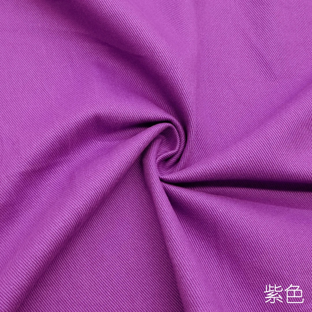 Color Non-stretch Twill Thickening 100%Pure Cotton Denim Fabric Autumn and Winter Jacket Pants DIY Clothing Design Sewing Fabric