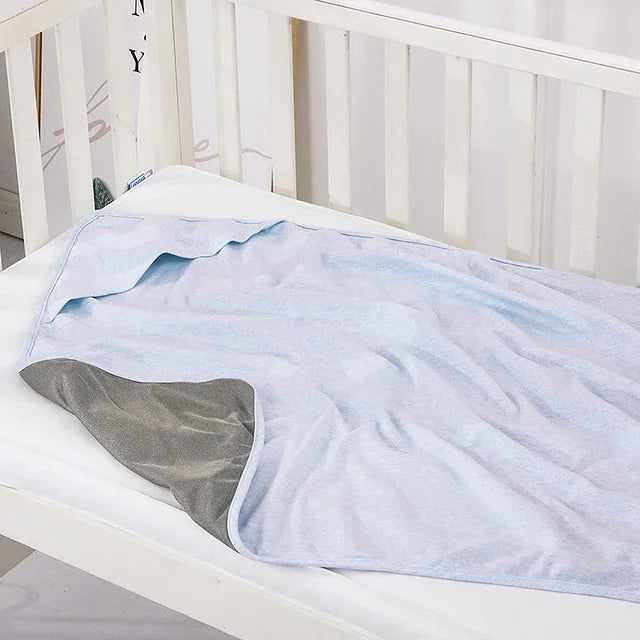 Organic Cotton with Pure silver Blanket 150*215cm EMF Protection  5G Block Quit Flat sheet LARGE  for Pregnant