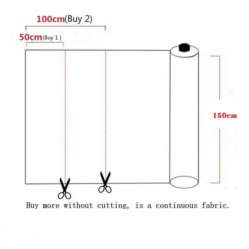 Color Non-stretch Twill Thickening 100%Pure Cotton Denim Fabric Autumn and Winter Jacket Pants DIY Clothing Design Sewing Fabric