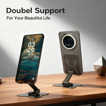 Universal All Aluminum Alloy Foldable Desk Phone Holder Mount Stand For Mobile Phone Holder For Tablet Desktop Metal Holder