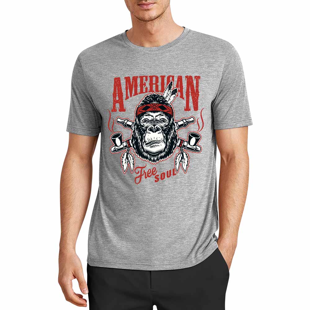 New 2025 Pure cotton short sleeved T-shirt Front print Multiple colors
