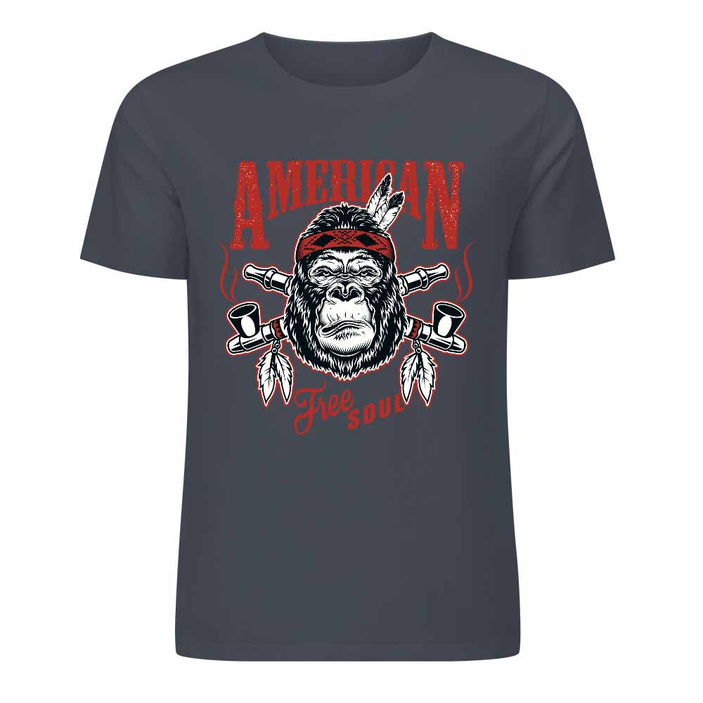 New 2025 Pure cotton short sleeved T-shirt Front print Multiple colors