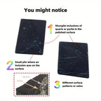 1/3/5pcs Shungite Graphite Small Round Tablet Laptop Mobile Phone Sticker,Christmas Back to School Season Graduation Season Gift