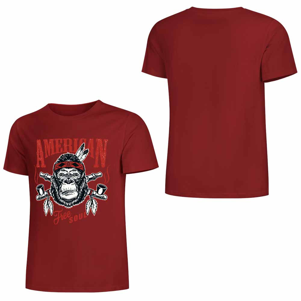 New 2025 Pure cotton short sleeved T-shirt Front print Multiple colors