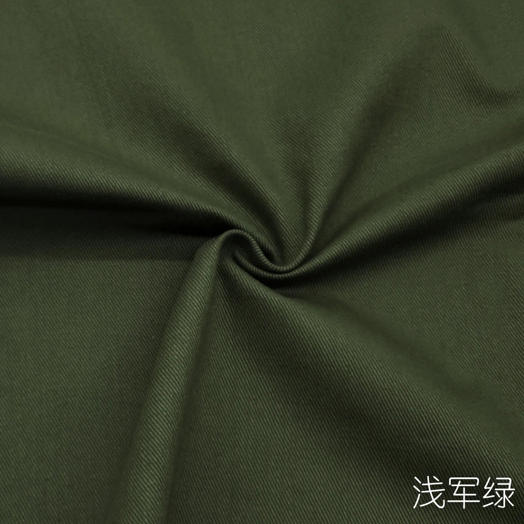 Color Non-stretch Twill Thickening 100%Pure Cotton Denim Fabric Autumn and Winter Jacket Pants DIY Clothing Design Sewing Fabric