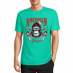 New 2025 Pure cotton short sleeved T-shirt Front print Multiple colors