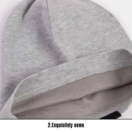 Adult Anti Radiation Protection Beanies Hat Women Men Versatile Faraday EMF Cap Half Silver Fiber RFID Blocking Electromagnetic