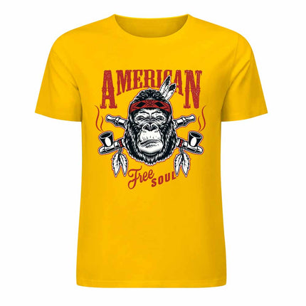 New 2025 Pure cotton short sleeved T-shirt Front print Multiple colors