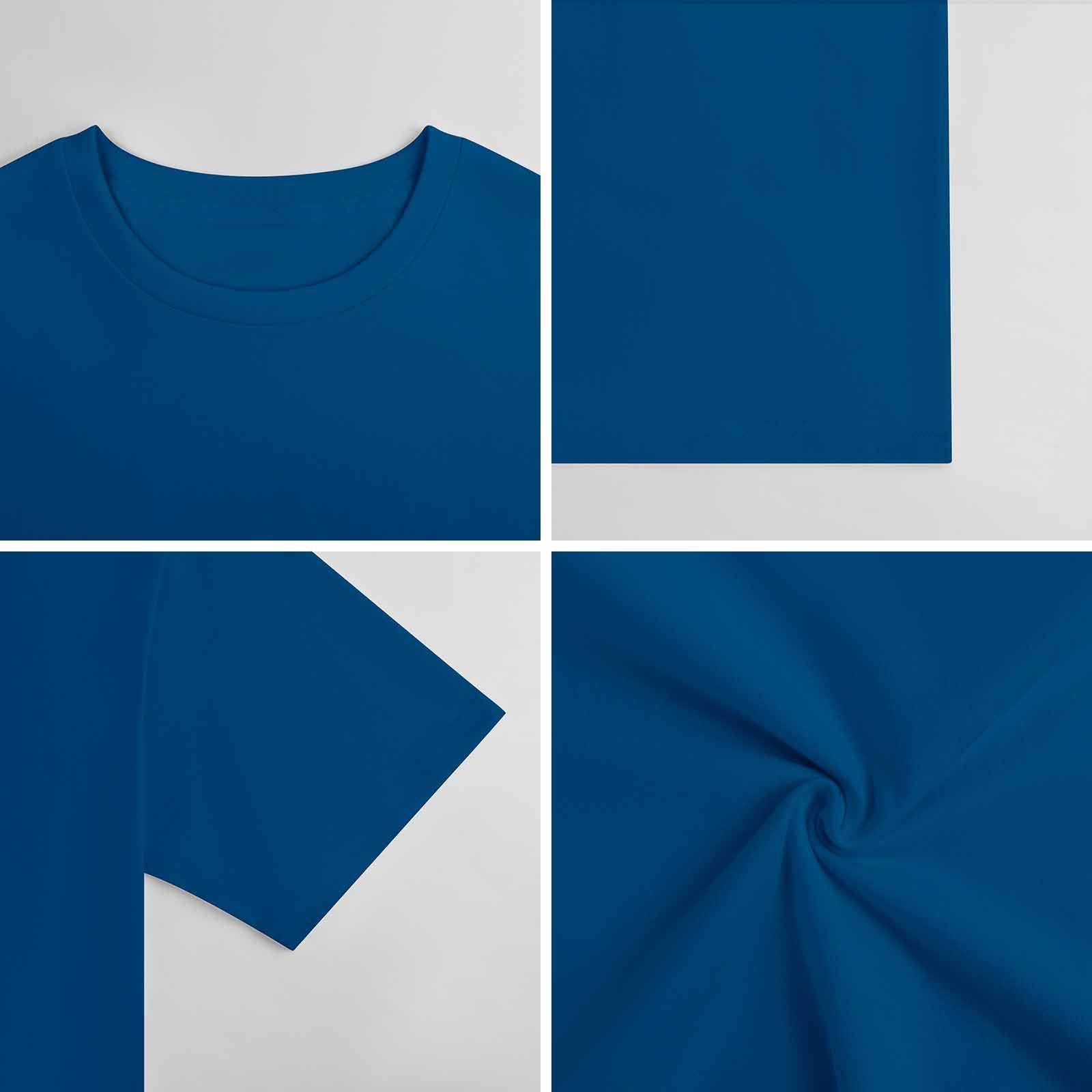 New 2025 Pure cotton short sleeved T-shirt Front print Multiple colors