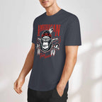 New 2025 Pure cotton short sleeved T-shirt Front print Multiple colors