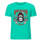 New 2025 Pure cotton short sleeved T-shirt Front print Multiple colors