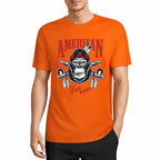 New 2025 Pure cotton short sleeved T-shirt Front print Multiple colors