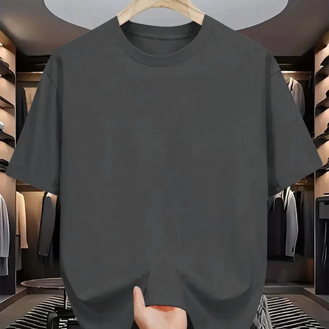 Unisex Classic Cotton T-Shirt Couple Women Men Casual Oversize Girls Solid Color Tees Tops Breathable T Shirt Clothing Ventilate