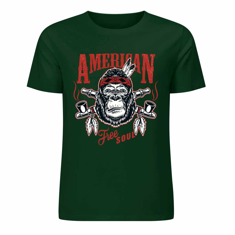 New 2025 Pure cotton short sleeved T-shirt Front print Multiple colors